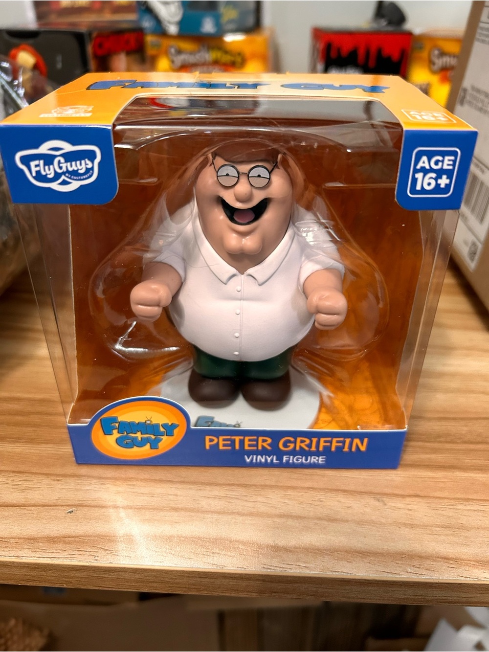 Family Guy Peter Griffin Vinyl Figure - White Shirt, Green Pants